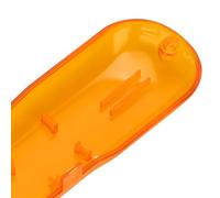 AKLOSIPY 8148 8591 Housse de Rechange pour Tondeuse à Cheveux, Coque de Protection pour Tondeuse électrique Rouge Transparente, Matériau PC Ergonomique Professionnel pour Tondeuses (orange