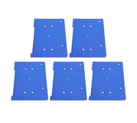 AKLOSIPY Accessoires de Planche Inférieure de Support de Meuleuse d'angle 5 Pièces, Plaque de Base pour Outil de Chanfreinage de Carrelage, Anti-rayures et Antidérapantes, Compatible avec la