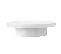AKLOSIPY Affichage Tournant à 360 ° électrique pour Télécommande de Photographie, 20 Cm de Diamètre, Rechargeable, 3 Kg de Roulement Blanc (20 cm de diamètre)