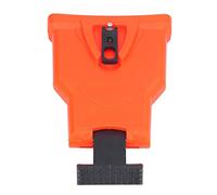 AKLOSIPY Aiguiseur pour Chaînes à Pas de 4 3/8 et .325 - Aiguiseur de Dents Portable avec Pierre à Aiguiser et Angle en Oxyde d'aluminium - Orange (Orange)