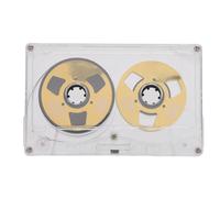 AKLOSIPY Bande de cassette vierge bobine à bobine, temps d'enregistrement | Biais normal, portable dans une boîte transparente, matériau ABS, papier d'enregistrement inclus