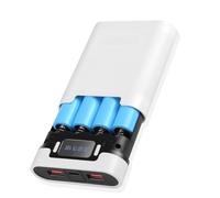AKLOSIPY Banque d'alimentation Rechargeable avec Sortie USB (9700) | Compatible avec les batteries Li-ion, Conception légère, Fonctions de conservation de tension, Idéal pour les smartphones