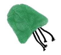 AKLOSIPY Bird Snuggle Hut pour Petits Oiseaux - Couverture en Peluche Lavable à la Main de Couleur Jaune Citron (Vert Gazon)