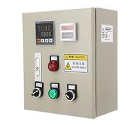 AKLOSIPY Boîte de Commande de Température PID 0-400 ℃ Thermostat Précis avec Affichage de Tube Nixie pour le Four IR, Durcissement et Plus - 220V AC 7,5 KW