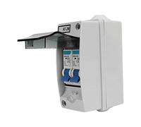 AKLOSIPY Boîte de Distribution de Disjoncteur 230V 32A MCB Double Voie avec Poignée Bleue pour une fiabilité Améliorée