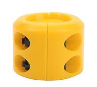 AKLOSIPY Bouchon de Crochet de Câble de Treuil, Tampon de Crochet de Ligne de Corde en Caoutchouc avec clé Hexagonale pour Camions UTV SUV ORV-pour Système de Treuil (Yellow)