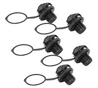 AKLOSIPY Buse 2 en Soupape pour Les Bateaux Gonflables, Les Kayaks et Les Radeaux - - Inflation Rapide et Buse Rapide (Black)