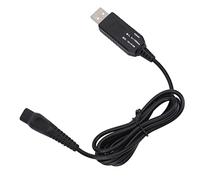 AKLOSIPY Câble de Chargement USB 15 V Compatible avec HQ8505, Câble Adaptateur d'alimentation de Remplacement pour Rasoirs électriques HQ6 HQ7 HQ8 HQ9 RQ10 RQ11 RQ12 HS8 RQ3 PT7 S5000 Series,