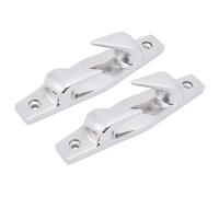 AKLOSIPY Cales D'étrave de Bateau, Taquets Polis Miroir en Acier Inoxydable 316 de qualité Marine pour Pont de Yacht et Amarrage de Quai, avec Spécifications Standardisées pour Un Ancrage