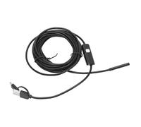 AKLOSIPY Caméra AN100-5.5 Caméra d'Inspection Endoscopique HD, Mm avec LED Serpent Flexible IP67 pour Téléphone PC Inspection de Drainage de Pipeline de Moteur de Voiture 2M (A. Kham)