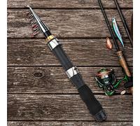 AKLOSIPY Canne à Pêche sur Glace Portable, Petit Bâton de Mer, Outils de Pêche en Mer 28049-100 - Canne à Polyvalente pour la sur Glace et en, Poignée EAV Confortable, Design (1.9m)