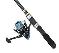 AKLOSIPY Canne à Pêche sur Glace Portable, Petit Bâton de Mer, Outils de Pêche en Mer 28049-100 - Canne à Polyvalente pour la sur Glace et en, Poignée EAV Confortable, Design (2,3 Millions)