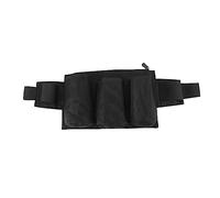 AKLOSIPY Ceinture à Outils de Jardin avec 6 Poches, Pochette de Jardinage Réglable en Tissu Oxford Imperméable pour Les Activités de Plein Air et Le Camping Familial, Noire (Black)