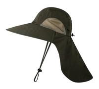 AKLOSIPY Chapeau de pêche avec rabat K Flap - Large B S pour pêche, voyage, camping, randonnée, bateau, chapeau d'extérieur pour homme et femme (#5)