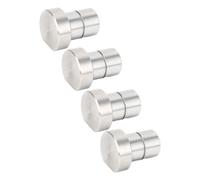 AKLOSIPY Chiens d'établi en Acier Inoxydable pour établi de 3/4 Pouces, Accessoires Portables pour Trous de Travail du Bois pour une Fixation Sécurisée 4 Pièces