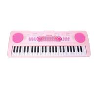 AKLOSIPY Clavier de Piano pour Enfants 49 Touches avec Contrôle du Volume, 100 Rythmes et Microphone intégré pour Un Plaisir Musical Portable