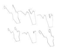AKLOSIPY Clips à Ressort de Retenue d'ampoule de Phare, 6 Pièces, Kit de Pinces de Retenue de Phare en Acier pour H1 H3 H4 H7, Numéro OE 5ZHSFULLKIT