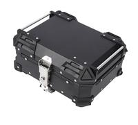 AKLOSIPY Coffret Supérieur de Moto 25l, Boîtier Arrière à Dégagement Rapide pour Bagages de Casque, adapté à la Moto (Black)