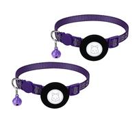 AKLOSIPY Collier Réfléchissant pour Chat avec Cloche, Support Perdu pour Chatons et Chiots, Boucle Incluse (AKLOSIPY2dvis5f6ba-10348823)