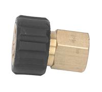 AKLOSIPY Connecteur de Tuyau de Lave-glace à Pression 5000psi Pièces de Remplacement Accessoires Femelle G3 / 8 à Femelle M22 14 Mm pour une Performance Optimale (Femelle G3/8 vers Femelle M22 14mm)