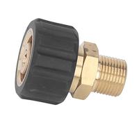 AKLOSIPY Connecteur de Tuyau de Lave-glace à Pression 5000psi Pièces de Remplacement Accessoires Femelle G3 / 8 à Femelle M22 14 Mm pour une Performance Optimale (Mâle G3/8 vers Femelle M22 14mm)