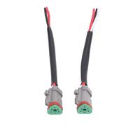 AKLOSIPY Connecteur DT à 3 Broches, Faisceau de Câblage élevé avec Matériau en Cuivre, pour Voitures, Camions, Bateaux, Lampes de Travail LED (Prise Femelle)