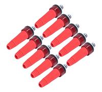 AKLOSIPY Connecteurs de Panneau de Câbles de Soudage, 10 Jeux, Prise Rapide en Caoutchouc et Laiton pour Machines à Souder électriques