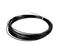 AKLOSIPY Corde de Tennis Hexagonale pour Professionnels - Fil en Polyester Haute durabilité, Longueur 12 M/39,4 Pieds, Performances et Contrôle Exceptionnels (Black)