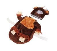 AKLOSIPY Costume de Vacances pour Animaux de Compagnie, Tenue de Cosplay de Singe Drôle pour Chats et Chiens, Peluche Douce, Design Confortable avec Couvre-Chef Mignon pour Un Plaisir Festif (M)