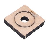 AKLOSIPY Coupe Circulaire de 65 Mm de Diamètre - Matrice de Poinçonnage Polyvalente en Acier allié avec Planche de Bouleau pour le Cuir, le Carton et l'artisanat