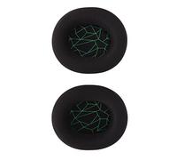 AKLOSIPY Coussinets d'oreille de Remplacement pour 3 5 7 Pro, Compatibles avec ATH-M50X M40X, HD280 Pro, MDR-7506, Oreillettes en Cuir protéiné Souple avec écran en Soie Blanche, (Coussinets Noirs