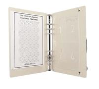 AKLOSIPY Défi d'économie de 100 Enveloppes - Budget Réutilisable avec 25 Feuilles pour des économies Familiales et une Gestion Facile (PURPLE)