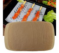 AKLOSIPY Doublures Perforées de 7,5 Pouces pour la Cuisson à la Vapeur - Cuisson Antiadhésive de qualité Supérieure, 100 Pièces (Couleur d'origine)