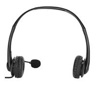 AKLOSIPY Écouteurs de service client avec microphone à réduction du bruit - Écouteurs binauraux à corde pour PC et ordinateur portable, idéal pour centres d'appels et télémarketing (type USB)