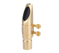AKLOSIPY Embouchure de Saxophone Alto EB 7C avec et Coussinets, Conception en Laiton pour Les Amateurs de Jazz
