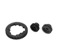 AKLOSIPY Engrenage Droit 46T en Acier Dur avec Pignon M1 18T 20T pour Mise à Niveau des Performances de la Voiture Télécommandée XO-e 2.0