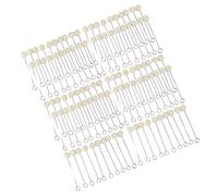 AKLOSIPY Ensemble de 100 Brosses en Laine pour la Teinture du Cuir, Outils de Bricolage pour l'artisanat, pour un Travail de Détail et un Rangement Facile