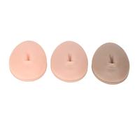 AKLOSIPY Ensemble de 3 Modèles de Ventre 3D en Silicone avec Présentoir en Acrylique - Outil d'entraînement Réutilisable pour l'acupuncture, la Pratique du Perçage et l'éducation en Dermatologie