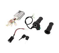 AKLOSIPY Ensemble de Contrôleur électrique 48 V 1000 W avec Poignée d'accélérateur et pour Vélo électrique, Tricycle et Scooter