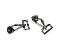 AKLOSIPY Ensemble de Crochets de Sangle d'appareil Photo à Installation Rapide, 2 Pièces/4 Pouces, Bandoulière en Métal SLR avec Verrouillage sécurisé pour la Photographie en Extérieur