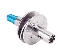 AKLOSIPY Ensemble de Pantoufles RC en Métal 57T, Pièces de Mise à Niveau d'engrenage Droit pour Voitures Big Rock, SENTON, Typhon /10 RC, Installation Facile, Rouge (Blue)