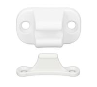 AKLOSIPY Ensemble de Supports en Forme de T pour Retenue de Porte de Camping-car en Nylon renforcé pour Camping-cars et Remorques - Solution Sécurisée et Portable (WHITE)