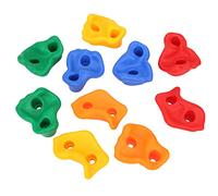 AKLOSIPY Ensemble de Supports Muraux d'escalade - Accessoire coloré, Sûr et équipement de Terrain de Jeu pour l'escalade des Enfants