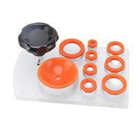 AKLOSIPY Ensemble d'ouvre-boîtier Arrière à Ventouse pour Montre, avec Conception Ergonomique et sans Silicone pour des Réparations Faciles (Orange)