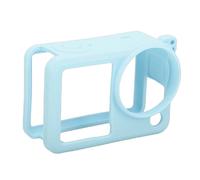 AKLOSIPY Étui de Protection en Silicone, Housse Souple Antichoc et Anti-Rayures pour Caméra 6, avec Capuchon D'objectif et Lanière (Blue)