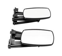 AKLOSIPY Extensions de Rétroviseur de Remorquage à Clipser | PP Nylon Verre, Utilisation Remorque RV , Compatibilité SUV Camion, Bras Réglable, Couverture Claire de Vue Arrière