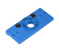 AKLOSIPY Gabarit de Scie Cloche pour Charnière - Localisateur de Perçage de Charnière en ABS pour un Trou de Tasse Précis et une Installation Facile (BLUE)