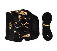 AKLOSIPY Harnais en Nylon avec Laisse et Gilet Souple avec Motifs Mignons pour Lapins, Furets, Chatons et Cochons d'Inde (L)