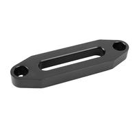 AKLOSIPY Hawse Winch Fairlead Aluminium Alloy 3000-4000 LB Guide de Rouleau à Treuil pour VTT Off Road Marine avec 4,88 Pouces D'espacement des Trous Standard (BLACK)