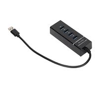 Aklosipy Hub USB 4 Ports Type A - Transfert De Données Haute Vitesse 5 Gbit/S Design Compact Et Prise en Main Facile Compatibilité Étendue pour Transferts Rapides